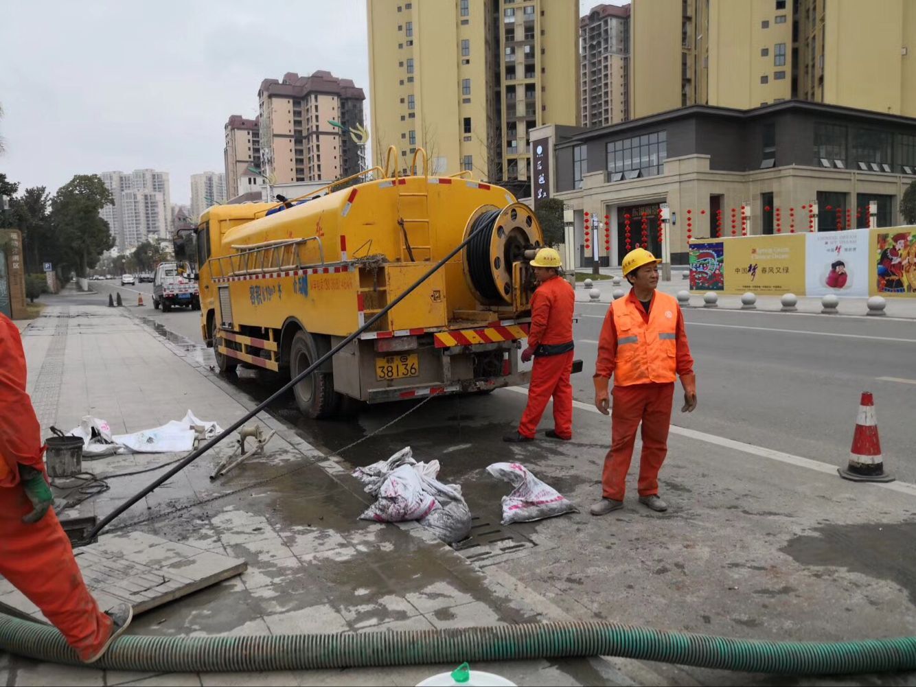 东台排污管道清淤-管道清洗